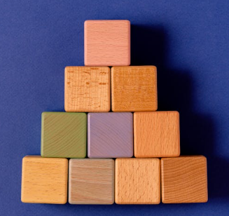 Building block pyramid